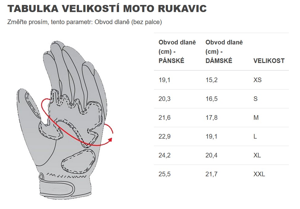 moto rukavice